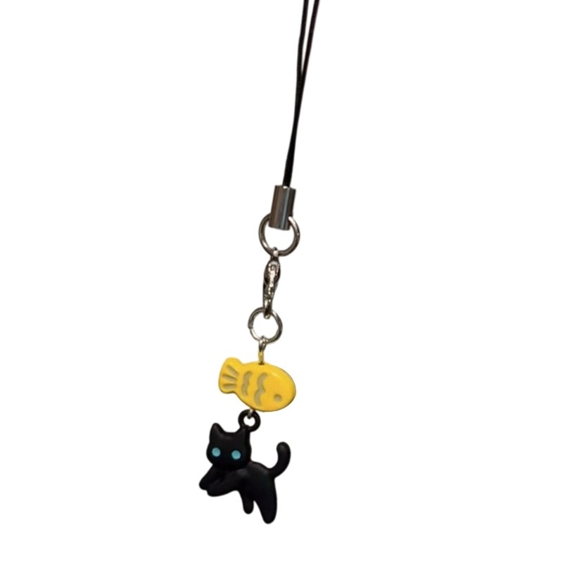 IOR Thời Trang Đính Hạt Mèo Điện Thoại Dây Buộc Charm Chìa Khóa Và Ví Phụ Kiện Tôn Tạo Cho Nữ Hợp Thời Trang Nữ Nữ