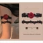 IAPPORTUNIA Cô Dâu Ren Garter, Cô Dâu Quà Lưu Niệm Ren Nữ Đùi Garter, Thời Trang Nữ Garter Thắt Lưng Nơ Cưới Ren Garter Nữ Bé Gái