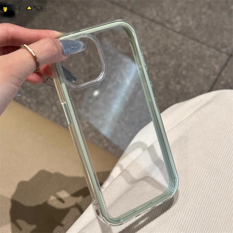 Dành Cho OPPO Reno 14 13 11 9 Pro 8 7 Lite 8Z 7Z Reno14 5G Ốp Điện Thoại 2 Trong 1 Màu Kẹo Đơn Giản Nhiều Màu Sắc Dễ Thương Bé Trai Bé Gái Chống Sốc Trong Suốt Vỏ Mềm Ốp Lưng
