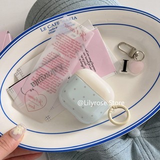 Ốp lưng AirPods 4 [2024] AirPods Pro2 Pro 3 2 1 Apple AirPods Bảo vệ tai nghe không dây Cô gái Hàn Quốc Blue Chic IMD