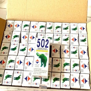 Hộp 50 chai keo dán 502 S Trường Phát, keo dán sắt kết dính nhanh, tiện lợi, keo con voi