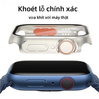 Ốp Apple Watch kính cường lực chống sốc chống trầy cho Series 10 9 8 7 6 5 4 SE 40 42 44 45 46 49mm