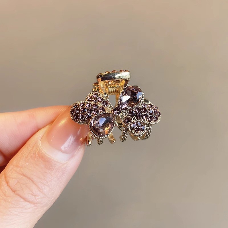 MAUROPOLI [Sẵn sàng] Kẹp tóc nơ Hàn Quốc Kẹp tóc nhỏ Kẹp bên cô gái Kẹp nhỏ Kẹp tóc phía trước Kẹp tóc phía trước Mũ đội đầu
