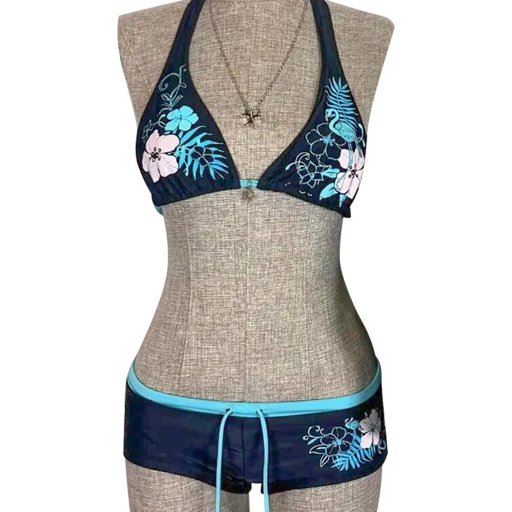 Bikini Seyawson cổ điển in hoa, thiết kế thời trang dành cho nữ