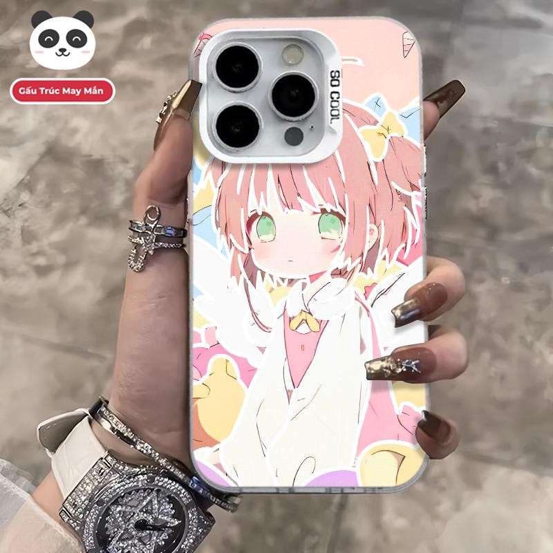 Ốp Lưng iPhone Họa Tiết Sakura (Cardcaptor) Công Nghệ IMD Chống Trầy Xước | Tương Thích iPhone 16/15/14/13/12/11 Pro Max