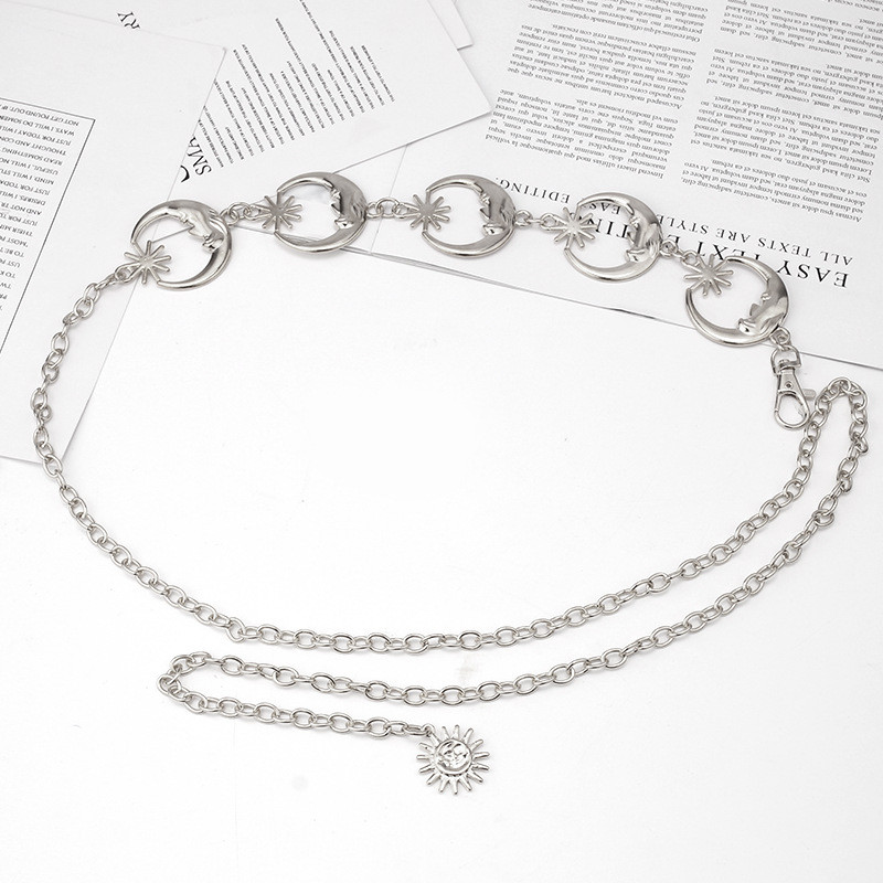 Thắt Lưng Kim Loại Đa Năng Vintage Dân Tộc - Nữ Khắc Hoa Phong Cách Bohemian Đầm Dây Thắt Lưng - Đầm Jean Phụ Kiện