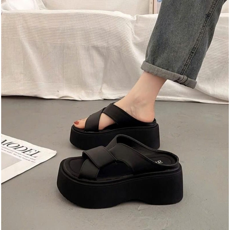 DÉP QUAI XOẮN HẬU CHÌM ĐẾ CAO 7CM DÒNG HÀNG CAO CẤP XX