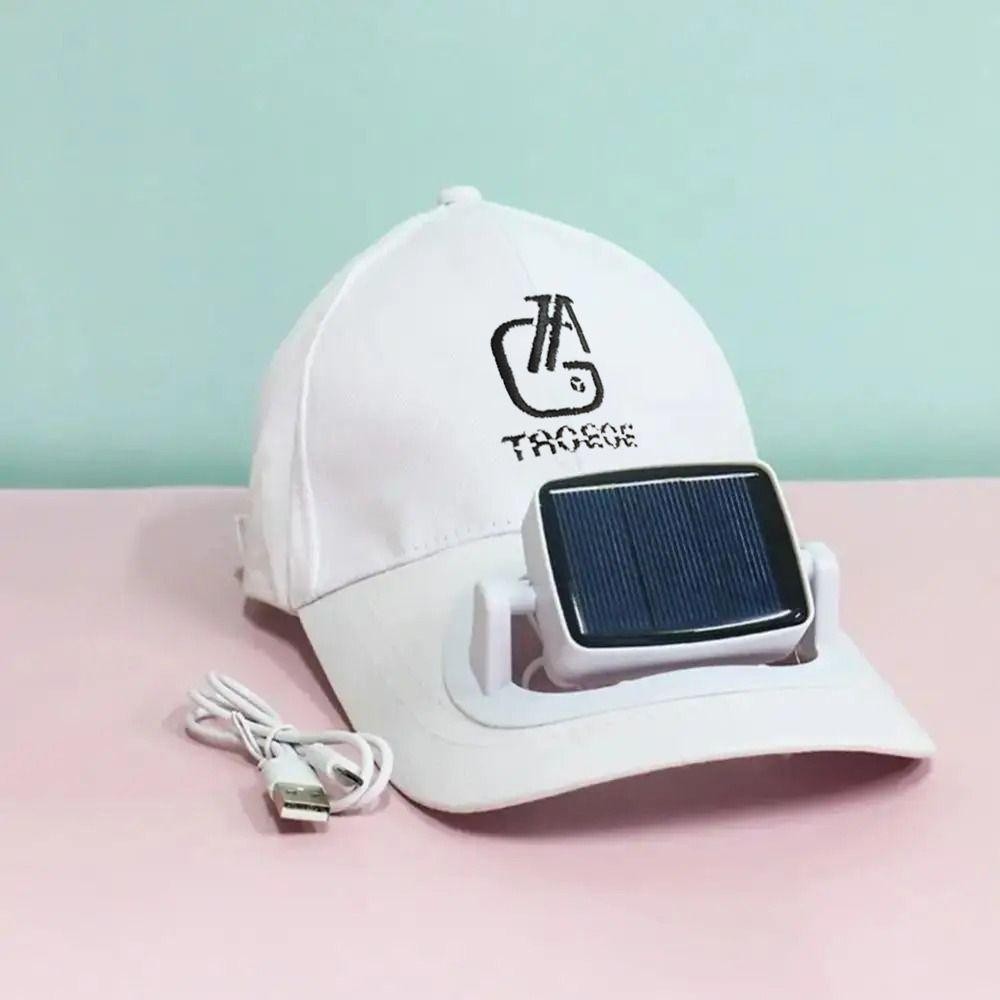 Mũ bóng chày Hobbyin tích hợp quạt sạc USB, sunhat chống nắng cho cả nam và nữ