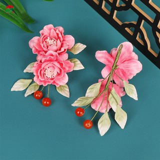 【COD】Tóc Barrettes Với Hoa Hồng Trang Trí Phong Cách Trung Hoa Handmade Phụ Kiện Tóc Cho Áo Váy Làm Kiểu Tóc Dụng Cụ