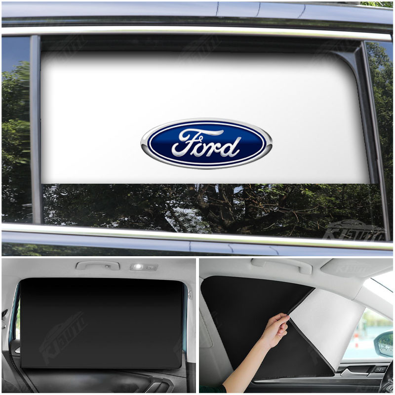 Tấm che nắng có thể gập lại Ford Tấm che nắng Tấm che nắng ô tô Công cụ làm mát chặn tia cực tím cho Ranger Ecosport Focus 5d Kuga Fiesta T6 T7 T8 Lãnh thổ Everest Ka Fusion