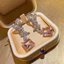 T Tính Khí Hoa Zircon Đẹp Ánh Sáng Sang Trọng Thời Trang Bông Tai Thanh Lịch