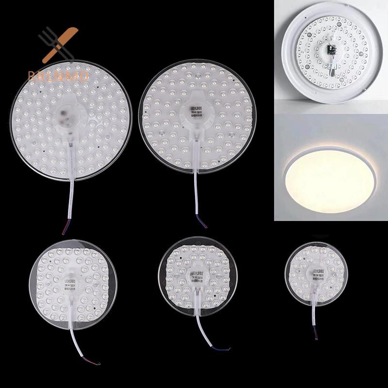 RRLNMD 1 Bộ Bảng Điều Khiển Đèn LED Hút Từ Tính Vòng Tròn 12W 18W 24W 36W 48W 72W LED Tròn AC220V Đèn Trần Nguồn Sáng MỚI