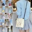 Túi Messenger GUSTAVA, Túi đeo vai Nylon nhiều màu, Túi đeo chéo họa tiết thêu dung lượng cao tiện lợi thời trang đi lại hàng ngày