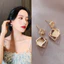Tính Khí Niche Thiết Kế Bông Tai nữ Phong cách mới Hợp thời trang Bạc 925 Cao cấp Ánh sáng Sang trọng