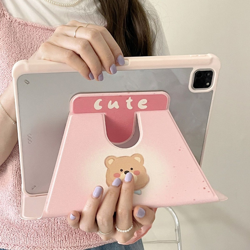 Ốp Lưng Máy Tính Bảng Cho Samsung Galaxy Tab A9 Plus Tab S6 lite 10.4 Inch S7plus / S8plus S9plus / s10plus 12.4inch Tab A7 lite S9 FE + S10ULTRA Kiểu Sách Xoay Được Với Giá Đỡ Bút Chì