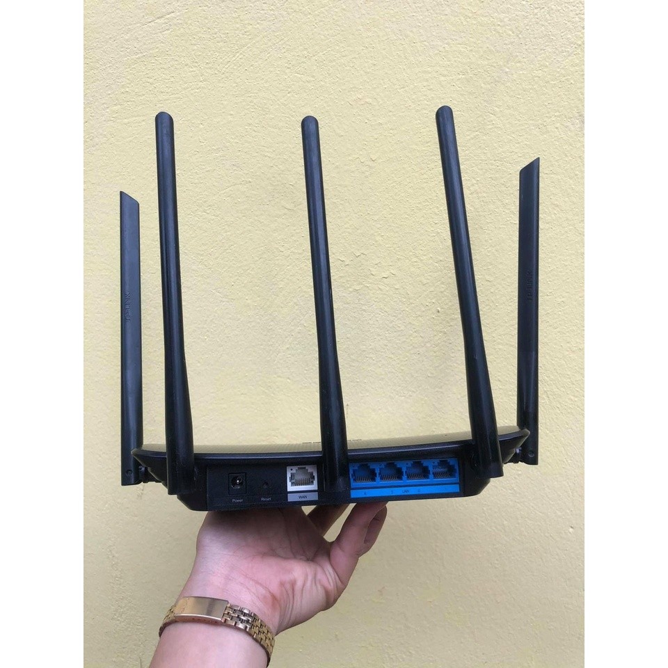 Bộ Phát Wifi TPlink 5 Râu WDR6500 - AC1.350Mbs, Băng tần kép, Siêu Khỏe hàng qua sử dụng cũ | BigBuy360 - bigbuy360.vn