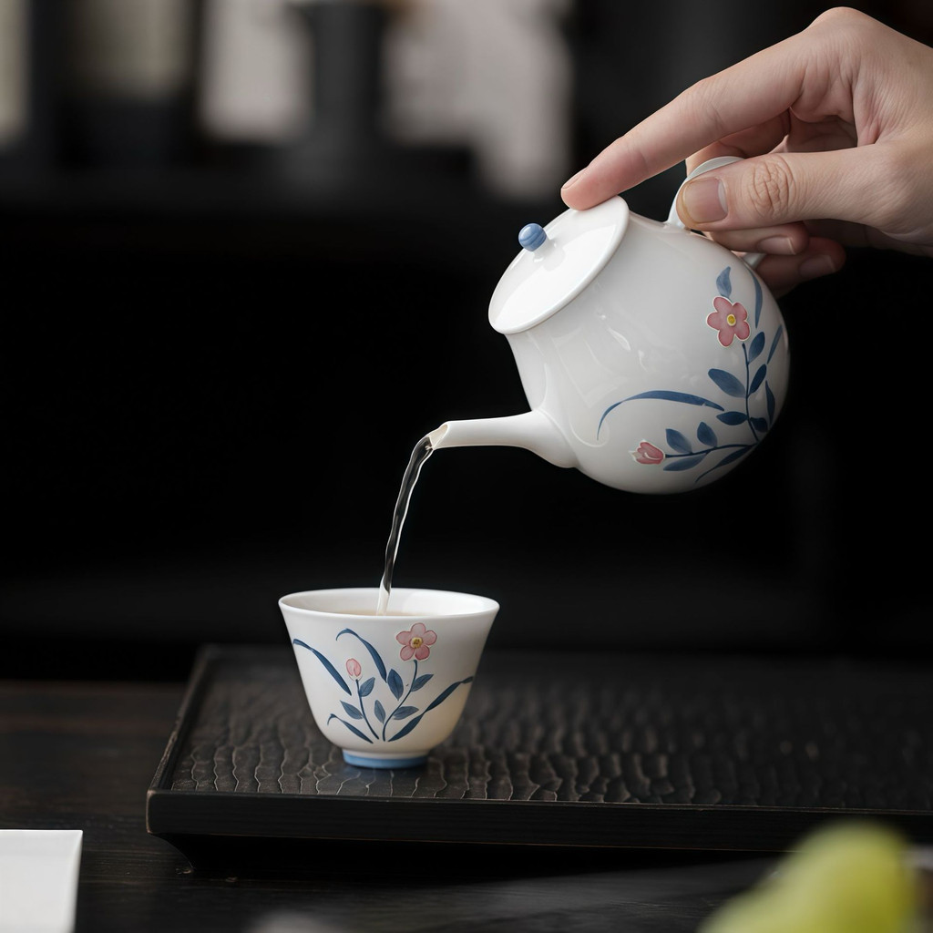 ✨Bộ trà Trung Quốc màu Underglaze cao cấp