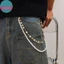 Sund tinh tế sang trọng giả ngọc trai dây xích hip hop đa năng quần jean thời trang phụ kiện quà tặng VN