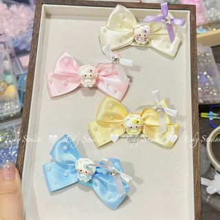Nơ Phụ Kiện Tóc Thú Cưng Kitty BB Kẹp Tóc Dễ Thương Malzis Yorkshire Cún Con Kẹp Tóc