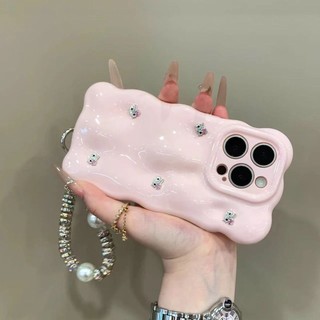 Ốp điện thoại hình mèo kim cương giả ba chiều bong bóng sang trọng cho iPhone16 Pro Max 15 14 13 12 11 Pro Max bảo vệ camera chống sốc chống rơi mặt sau mềm
