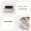 BORAGETE Seal Package Breaker, Dụng cụ mở bưu kiện gốm di động chống dính, Dụng cụ mở gói từ tính tự động phục hồi