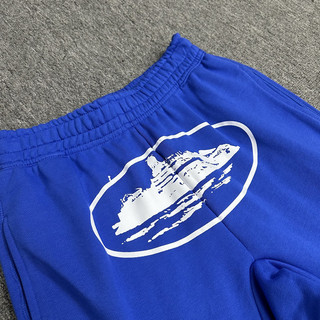 Corteiz Classic Series Ship Printed Logo Shorts Ins Hip-Hop Fashion Skateboard Casual Shorts Men and Women BVdN