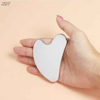 Springevensky 1PC Thép không gỉ Gua Sha Cạp Máy Mát Xa Cho Mặt Cổ Cơ Thể Guasha Massage Dụng Cụ Chăm Sóc Da Mặt Guasha Board Máy Mát Xa Mặt Springevensky