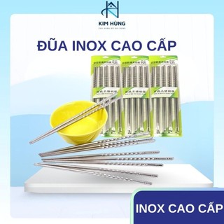 [Giá Xưởng] Đũa Inox Cao Cấp Đũa Gia Đình 5 Đôi / bộ