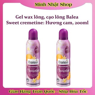 [CÓ CHE TÊN] GEL CẠO LÔNG BALEA NỘI ĐỊA ĐỨC 200ml DA NHẠY CẢM