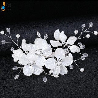 Vỏ Hoa Cánh Hoa Kẹp Tóc Mũ Đội Đầu Cổ Điển Sang Trọng Trang Trí Tóc Mũ Đội Đầu Cho Váy Kiểu Tóc Dụng Cụ Làm