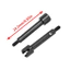 Bộ phận nâng cấp trục truyền động bằng thép mở rộng 4mm CVD Bộ phận nâng cấp trục truyền động chung cho 1 / 24 RC Crawler Axial SCX24 90081 Phụ kiện