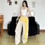 Klalien Thời Trang Eo Phụ Kiện Không Đều Xếp Chồng Xù Ruy Băng Màu Đơn Giản Đa Năng Gợi Cảm Thường Ngày Mùa Hè Mới Nữ
