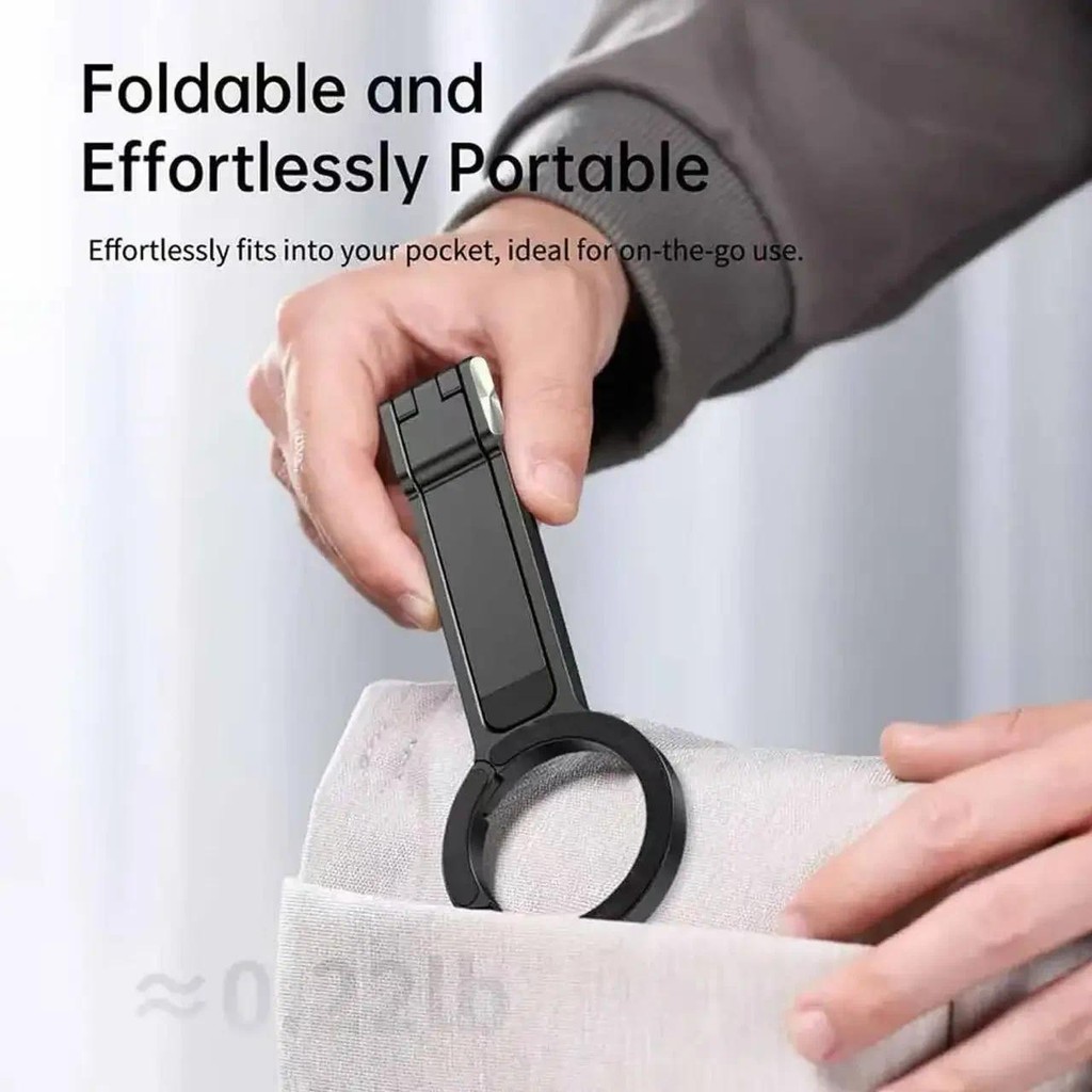 Chân máy điện thoại Carabiner di động cho iPhone 12-17 Pro Max Tay cầm ba chân du lịch có thể điều chỉnh Gắn từ tính cho Vlog ngoài trời
