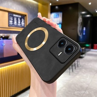 Ốp lưng điện thoại VIVO Y22 Y22S, ốp mềm có viền chống trượt, vòng hút từ tính giúp hấp thụ sốc ybpjscxq