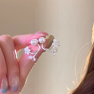 Siêu Cổ Tích Cánh Bông Tai Hoa Nữ Phong Cách Mới Tính Khí Không Khí Ánh Sáng Sang Trọng Niche Cao Cấp