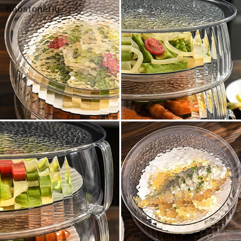 HA Lò Vi Sóng Chống Bắn Bát PET Chịu Nhiệt Độ Cao Nhựa Gia Đình Thực Phẩm Lò Vi Sóng Tấm Nắp Nóng n