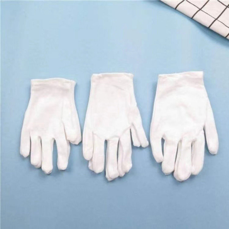 Trẻ Em Phong Cách Mỏng Mẫu Giáo Hiệu Suất Găng Tay Cotton Học Sinh Tiểu Học Sân Khấu Khiêu Vũ Nghi Thức Thể Dục Dụng Cụ Hiệu Suất Găng Tay Trắng Trường Học