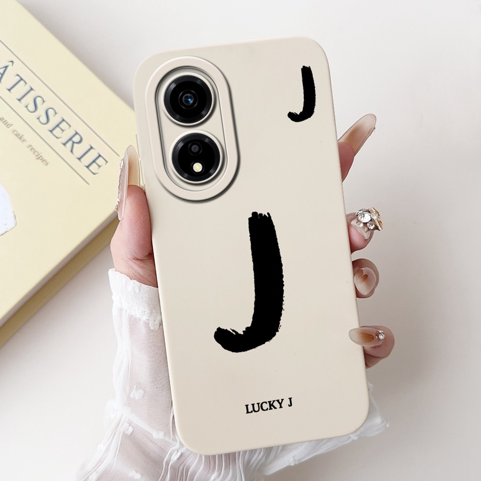 Ốp điện thoại Honor X5Plus WOD-LX1 WOD-LX2 WOD-LX3 Honor X5 Plus Ốp lưng thời trang đơn giản Thiết kế họa tiết A-Z Ốp lưng chống sốc bằng silicon