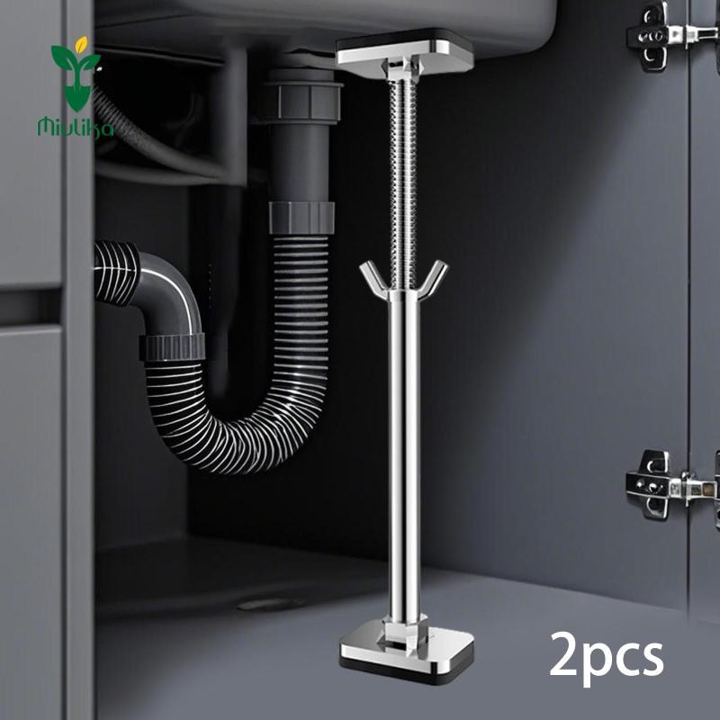 2x Undermount Bồn Rửa Chân Đế Chậu Rửa Chân Bồn Rửa Chống Trơn Trượt Cực Hỗ Trợ Nhà Bếp Thanh Hỗ Trợ