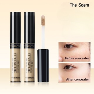 The Saem Concealer Face Highlight Brightening Liquid Consolidation Eye Bag Foundation Isolation Pen Dưỡng ẩm Không đột quỵ Kem che khuyết điểm mặt tự nhiên
