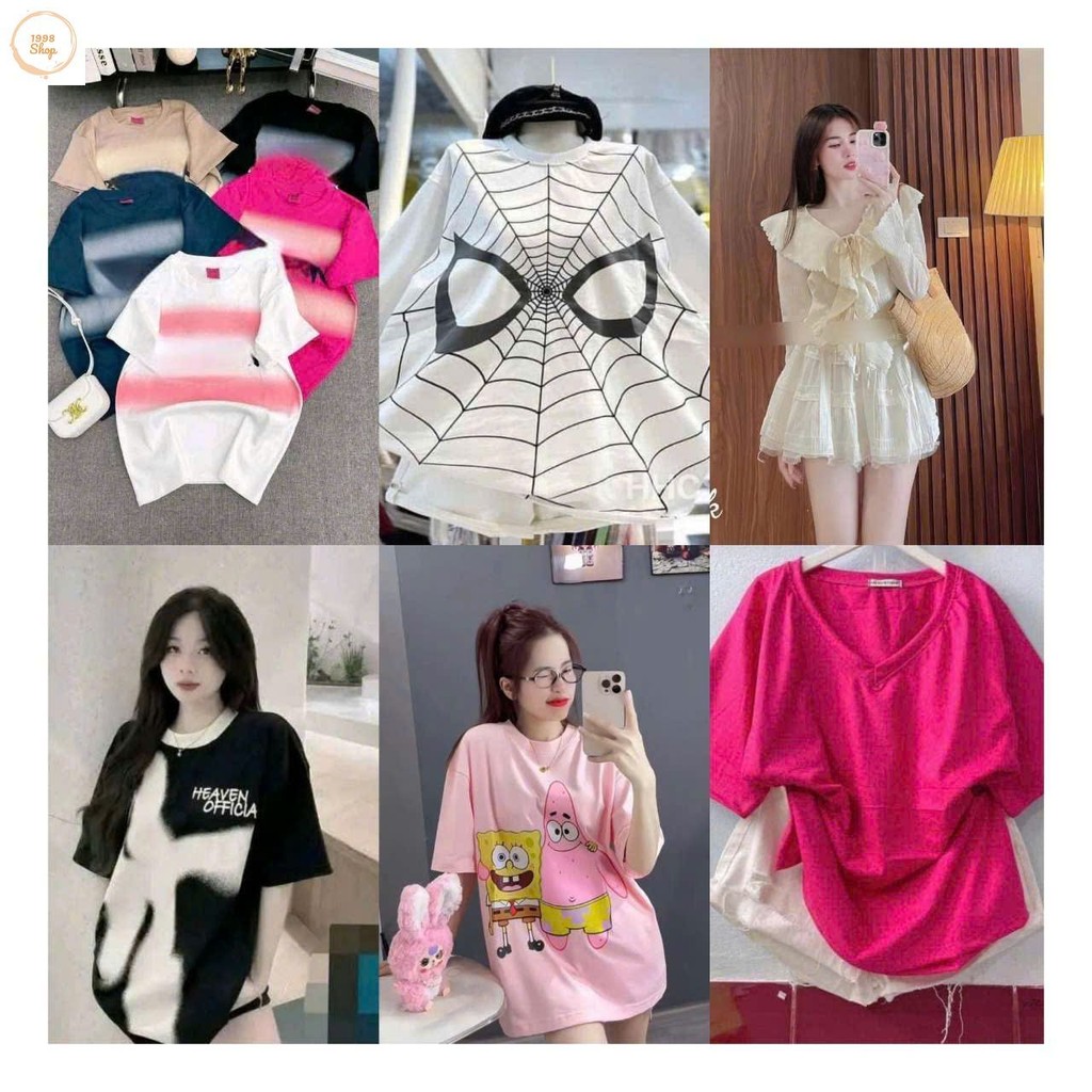 TỔNG HỢP CÁC MẪU ÁO PHÔNG SIÊU XINH DÁNG RỘNG