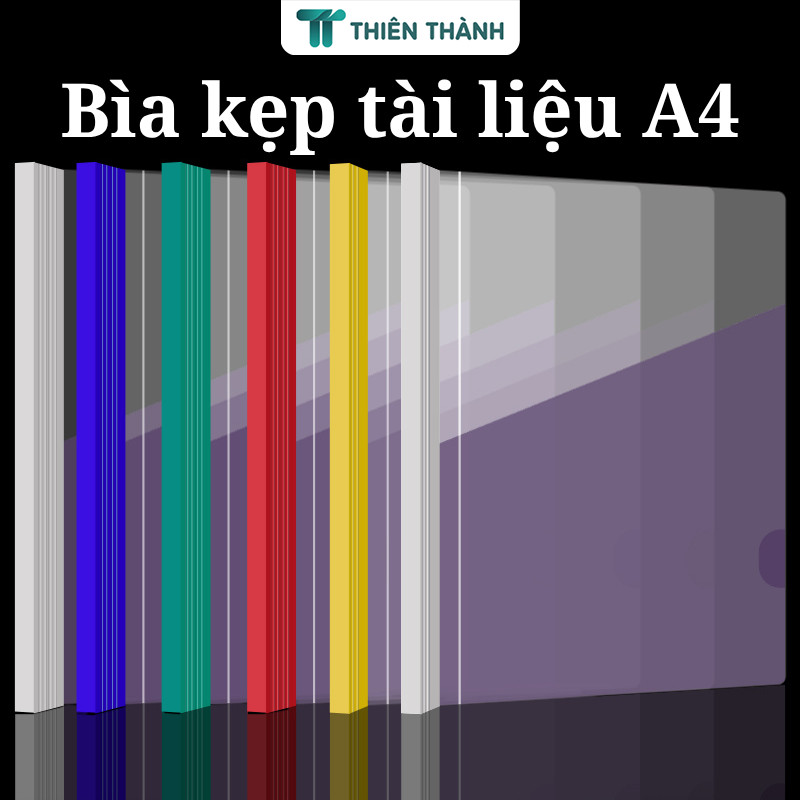 File Gáy Rút Đựng Tài Liệu A4 - Bìa Kẹp Hồ Sơ Trong Suốt, Tiện Lợi Cho Học Sinh, Sinh Viên Và Văn Phòng