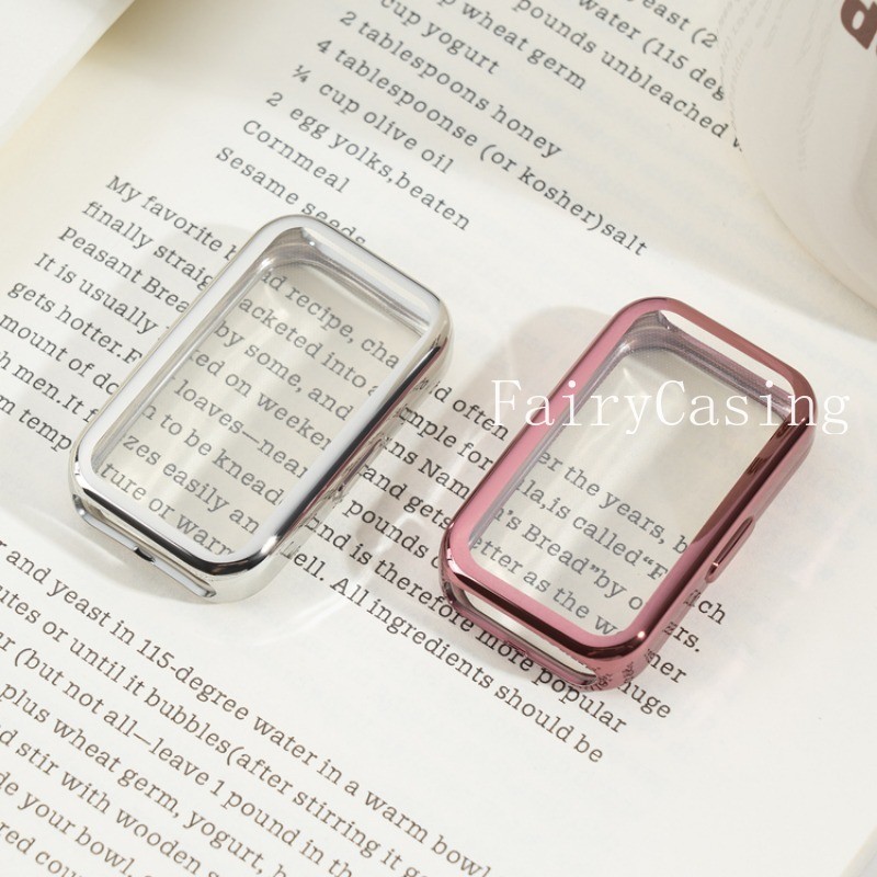 Mạ TPU Vỏ Cho Huawei Band 10 9 8 Full Ốp Lưng Mềm Bảo Vệ Cho Huawei Band 10 Dây Đeo Tay Bao Phụ Kiện