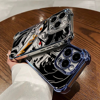 Ốp Điện Thoại Anime Demon Slayer Cho Samsung Galaxy A55 A54 A15 A51 A02 A25 A24 A33 A04E A04 A03 Core A32 A13 A06 A02S A16 Vỏ Điện Thoại Di Động Mạ Túi Khí Trong Suốt Chống Rơi