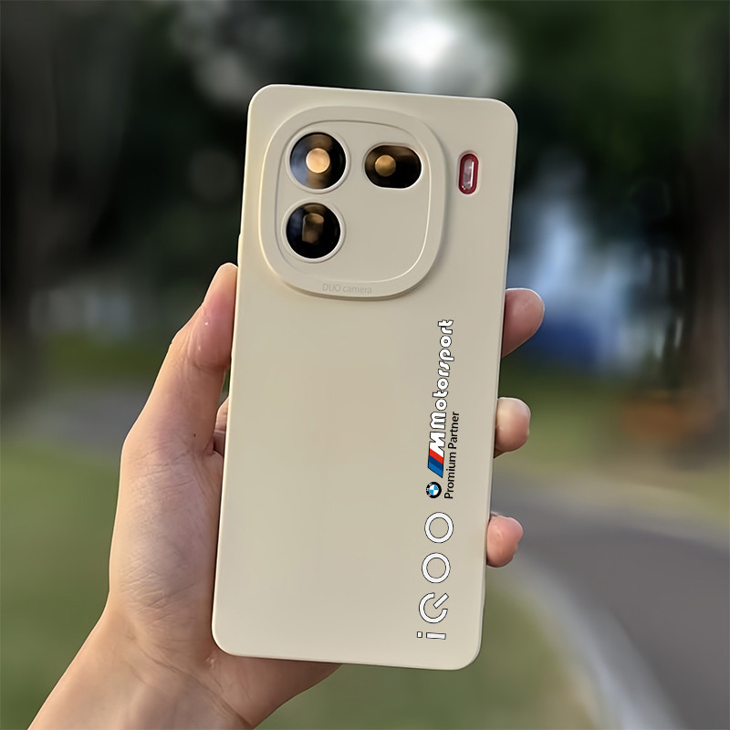 Ốp lưng silicon mềm Logo đồng thương hiệu BMW iQOO thời trang cho IQOO 15 / 13 / 12 / 11 Pro Iqoo NEO 11 / Neo 10 / 9 Pro Z9 Turbo Z10 Turbo Pro