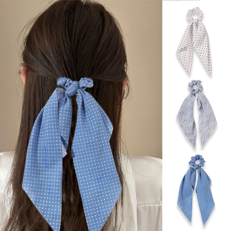 Mục vụ gió hướng dương khăn vuông hình tròn tóc rừng nữ cao cấp cảm giác thấp buộc tóc đuôi ngựa dây phụ kiện tóc cỡ lớn