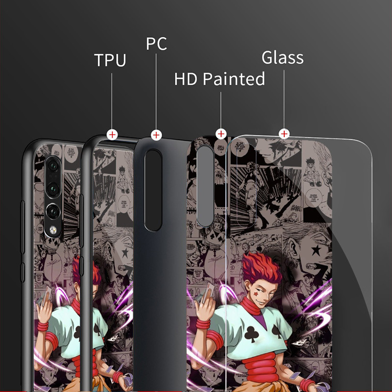 Hunter x Hunter hisoka 07 Vỏ Điện Thoại Kính Cho IPhone 16 15 14 13 12 11 Pro XR XS Max Plus Mini X XR 8 7 6s SE2 / 3