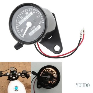 YOUDO Universal Motorcycle Scootor Speedometer Tachometer Đồng hồ đo nhiên liệu Đồng hồ đo bảng điều khiển