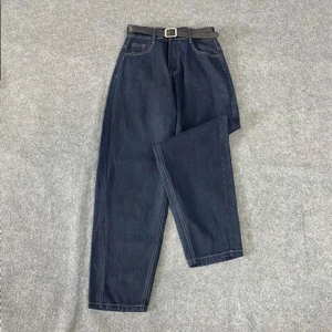 Quần Jean Ngoại Cỡ Baggy Bigsize Nữ 60-95kg Lưng Cao Có Túi 2 Bên Vải Dày Dặn Co Giãn Nhẹ Q557