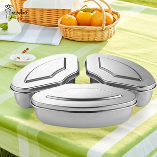 3 Hộp hấp thực phẩm có nắp đậy Bộ khay hấp có nắp đậy hình quạt